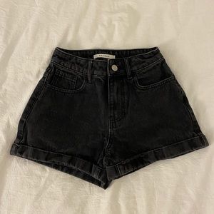 Pacsun size 22 black mom shorts